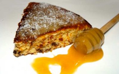 Torta al miele e cocco